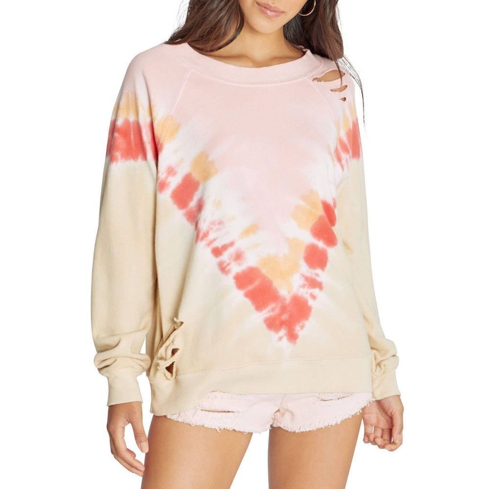 Wildfox Tops Wildfox Couture Grapefruit Sommers Women's Distressed Sweatshirt Sm